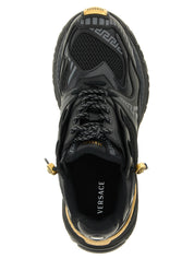 Versace Multicolor Calfskin Athletic Sneakers