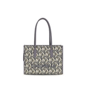 Coccinelle Gray Fabric Shoulder Bag Coccinelle
