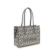 Coccinelle Gray Fabric Shoulder Bag Coccinelle