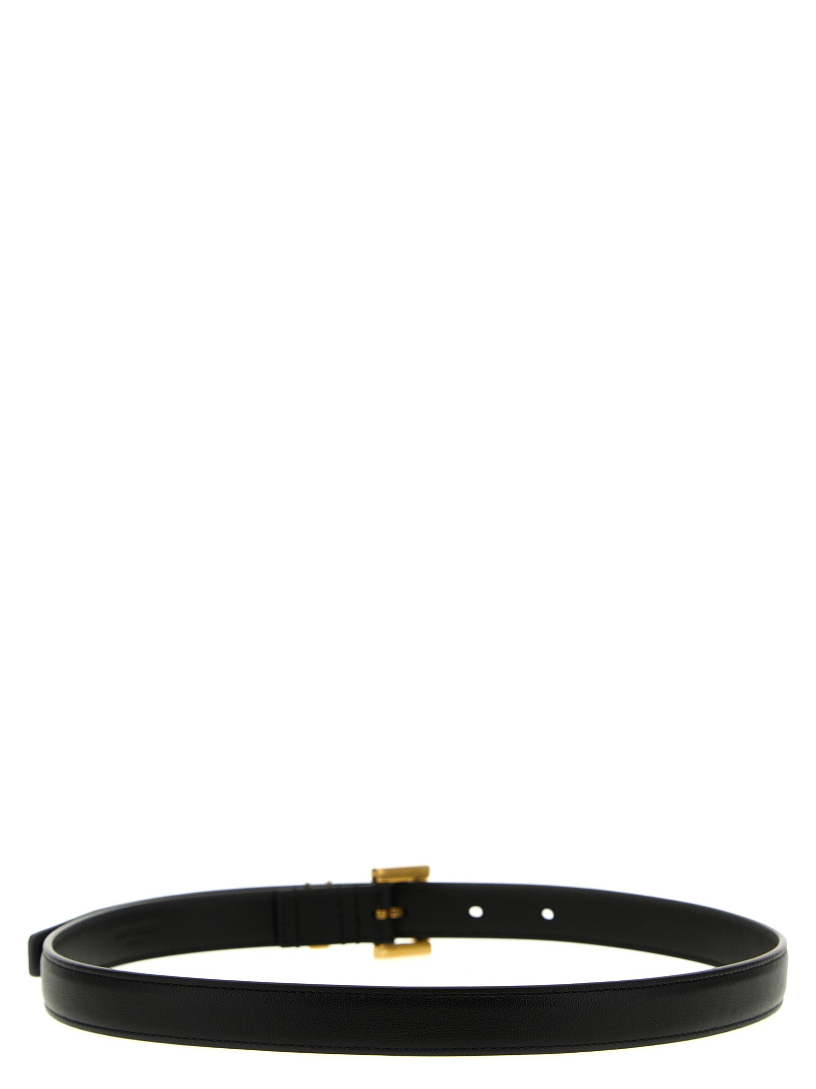 Saint Laurent Black Calfskin Regular Belt
