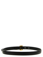 Saint Laurent Black Calfskin Regular Belt