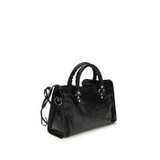 Balenciaga Black Lamb Ovis Aries Aries Shoulder Bag
