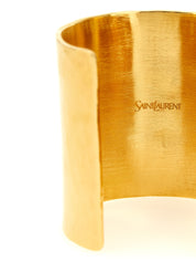 Saint Laurent Gold Brass Bracelet