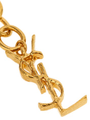 Saint Laurent Gold Brass Bracelet