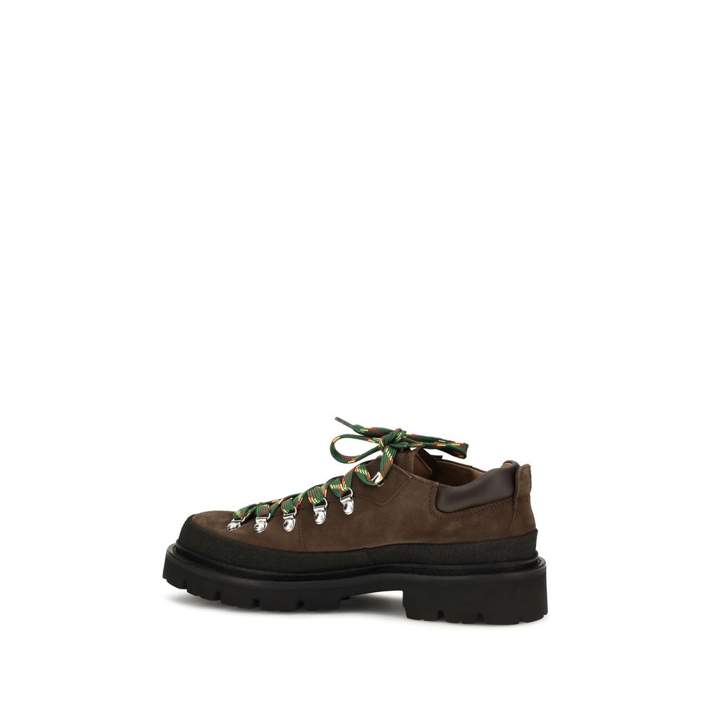 Dsquared² Brown Calf Leather Bos Taurus Lace-Up Boots Dsquared²