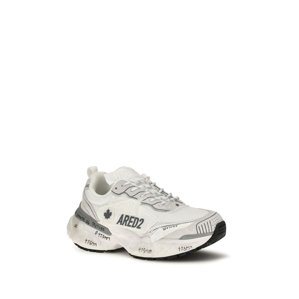 Dsquared² White Polyester Athletic Sneakers Dsquared²