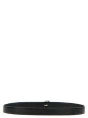 Saint Laurent Black Leather Regular Belt