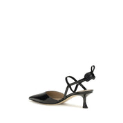Fendi Black Calf Leather Bos Taurus Pumps