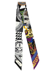 Versace Multicolor Silk Foulard