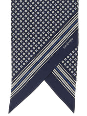 Saint Laurent Blue Silk Foulard