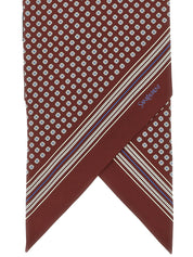 Saint Laurent Bordeaux Silk Foulard