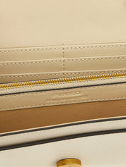 PINKO White Calfskin Cardholder