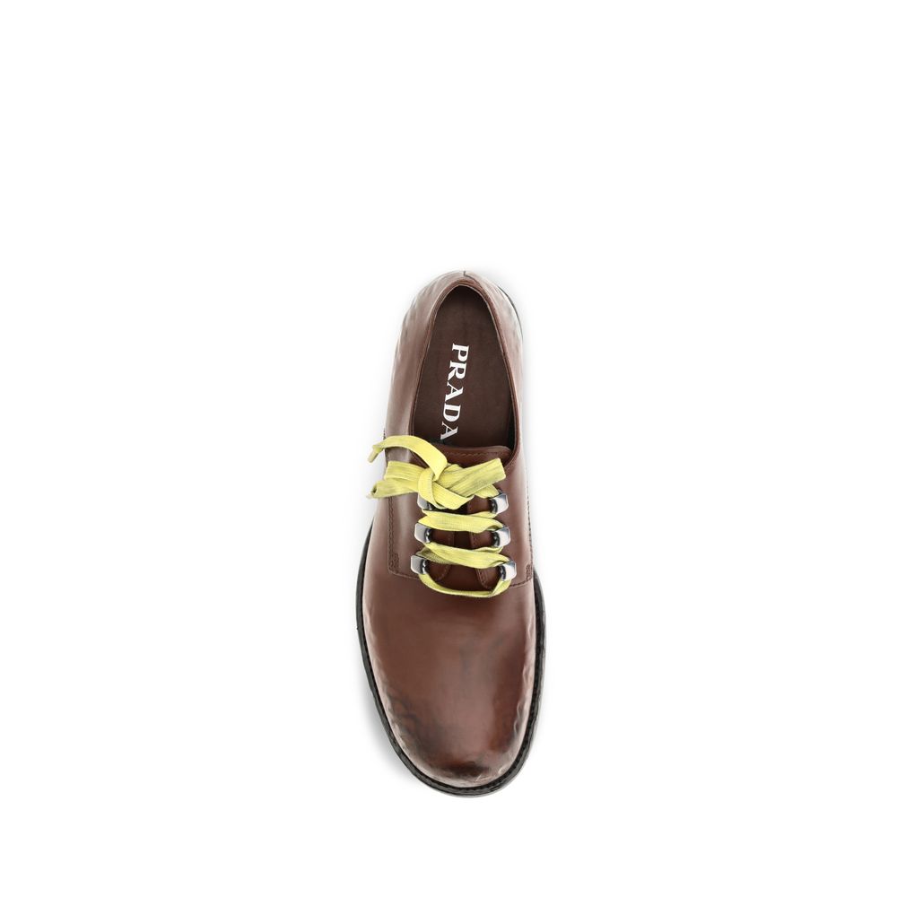 Mocassini slip-on Prada in pelle di vitello