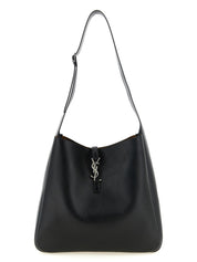 Saint Laurent Black Calfskin Shoulder Bag
