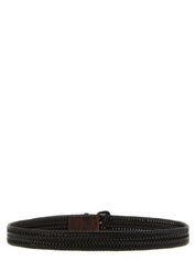 Brunello Cucinelli Brown Leather Regular Belt