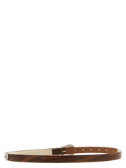 Brunello Cucinelli Brown Calfskin Thin Belt