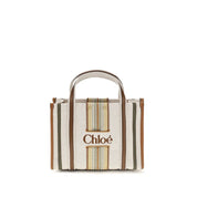 Chloé Beige Cotton Shoulder Bag