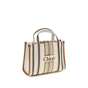 Chloé Beige Cotton Shoulder Bag