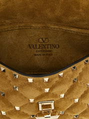 Valentino Garavani Beige Calfskin Shoulder Bag