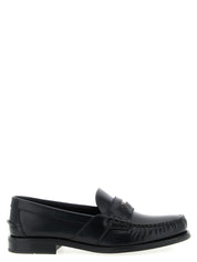 Prada Black Calfskin Slip-On Loafers