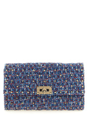 Valentino Garavani Blue Polyester Crossbody Bag