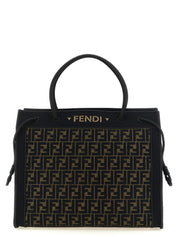 Fendi Brown Cotton Tote Bag
