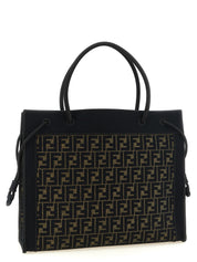 Fendi Brown Cotton Tote Bag