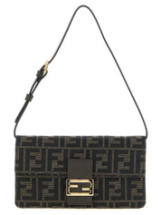 Fendi Brown Polyester Cardholder