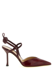 Fendi Bordeaux Lamb Leather Platform Pumps Fendi
