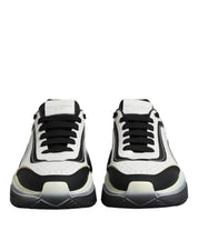 Dolce & Gabbana White Black Daymaster Two Tone Sneaker Shoes