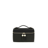 Tory Burch Black Calf Leather Bos Taurus Shoulder Bag