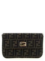 Fendi Brown Polyester Cardholder