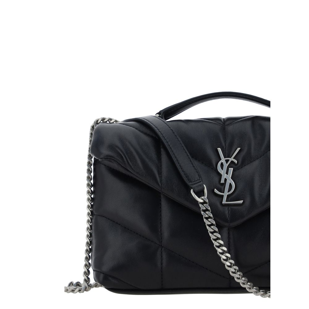 Saint Laurent Black Lamb Ovis Aries Shoulder Bag Saint Laurent