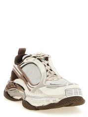 Balenciaga White Polyethylene Athletic Sneakers