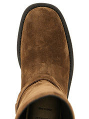 Brunello Cucinelli Brown Calfskin Over The Knee