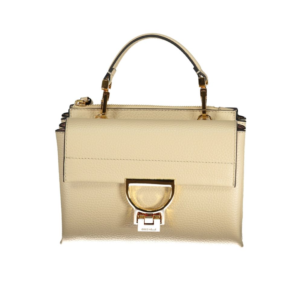 Coccinelle Beige Leather Women's Bag Coccinelle