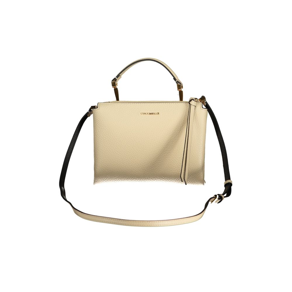 Coccinelle Beige Leather Women's Bag Coccinelle