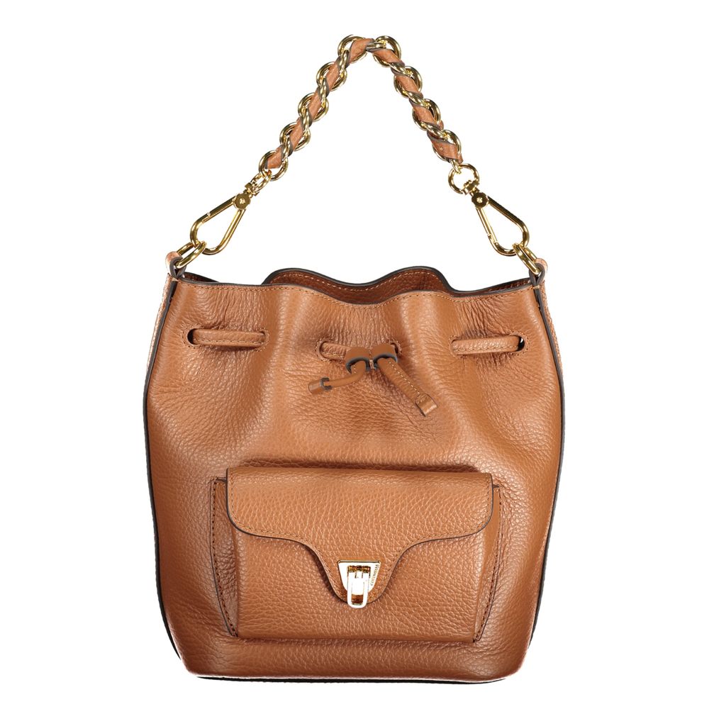 Coccinelle Brown Leather Woman Bag Coccinelle