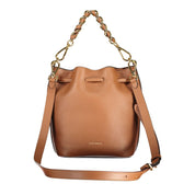 Coccinelle Brown Leather Woman Bag Coccinelle