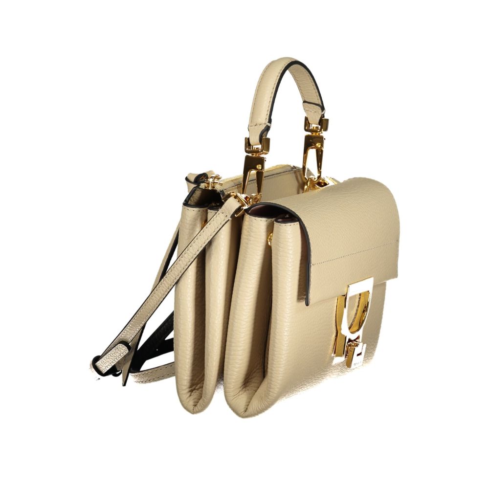 Coccinelle Beige Leather Women's Bag Coccinelle