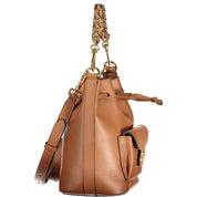 Coccinelle Brown Leather Woman Bag Coccinelle