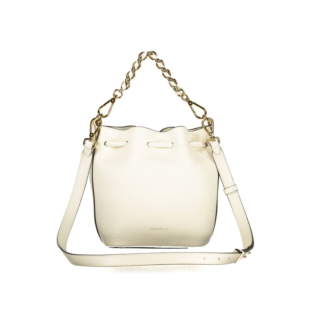 Coccinelle White Leather Handbag Coccinelle