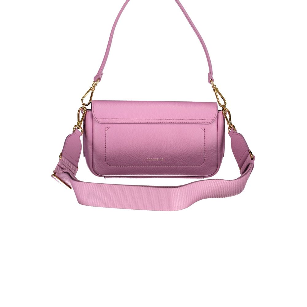 Coccinelle Purple Leather Handbag Coccinelle