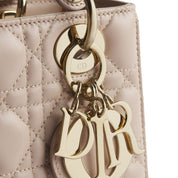 Dior Beige Lamb Leather Shoulder Bag