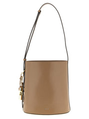Furla Beige Calfskin Shoulder Bag