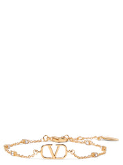 Valentino Garavani Gold Brass Bracelet