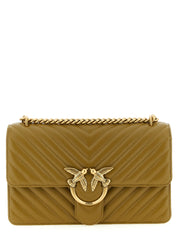 PINKO Bicolor Lambskin Crossbody Bag