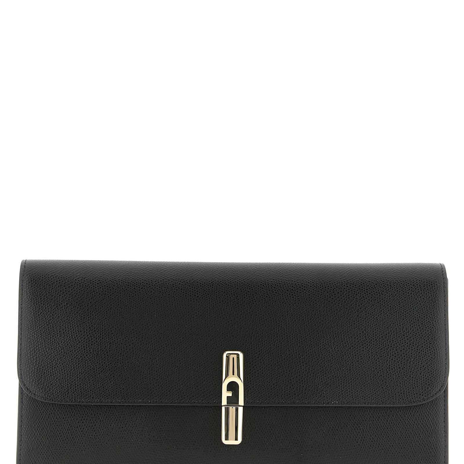 Furla Black Calfskin Clutch Bag Furla