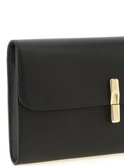 Furla Black Calfskin Clutch Bag