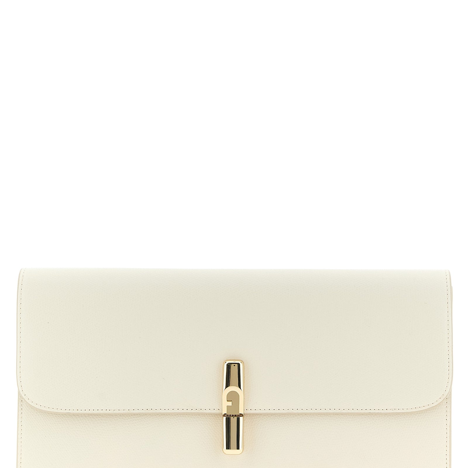 Furla White Calfskin Clutch Bag Furla
